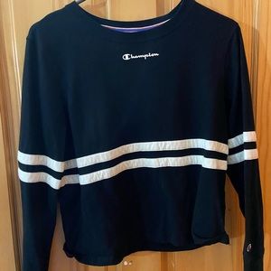 Cropped long sleeve champion T